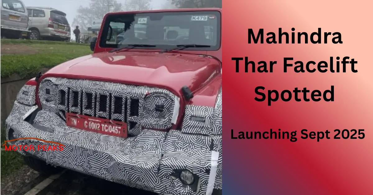 Mahindra Thar Facelift