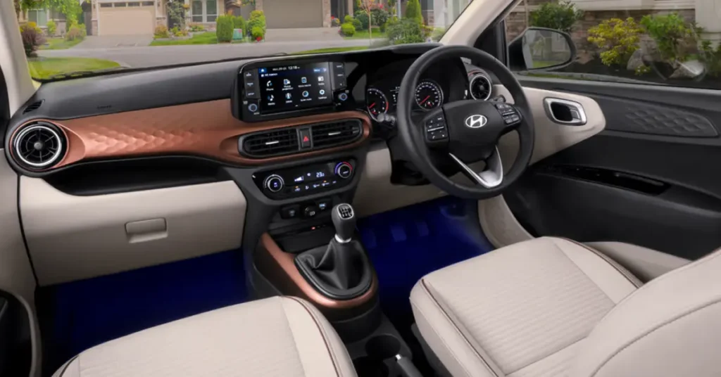 Hyundai Aura SX Dashboard
