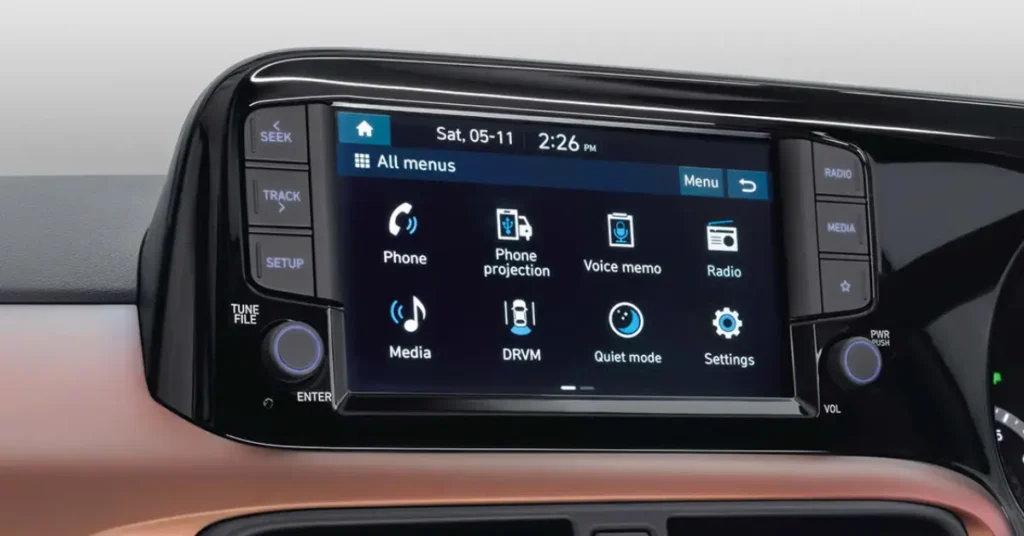 Hyundai Aura SX Touch Screen